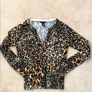 Leopard Cardigan Sweater